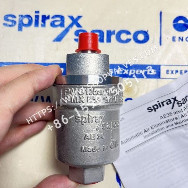 Spirax Sarco AE36 automatic air vent valve for liquid systems
