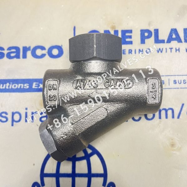 Purgador de vapor termodinámico Spirax Sarco 3/4" TD42L, vista lateral