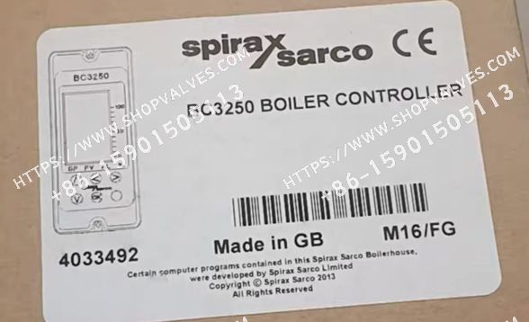 Spirax Sarco BC3250 Controlador de purga de caldera