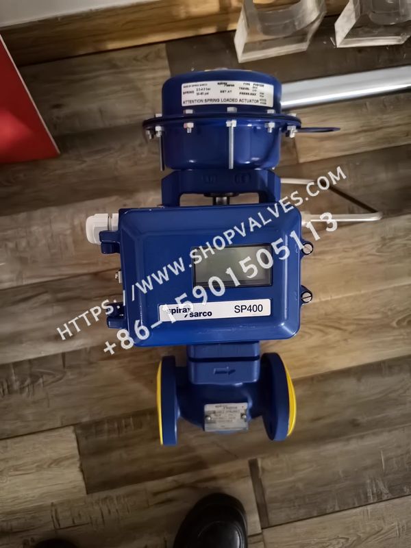 Diagrama de instalación del posicionador eléctrico inteligente Spirax Sarco SP400