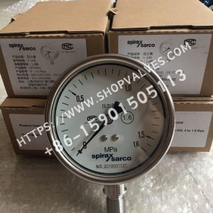 斯派莎克 Spirax Sarco 压力表 0-1.6bar