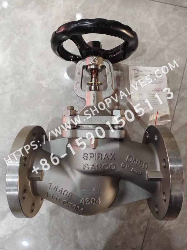 斯派莎克 Spirax Sarco BSA6T DN80 波纹管密封截止阀
