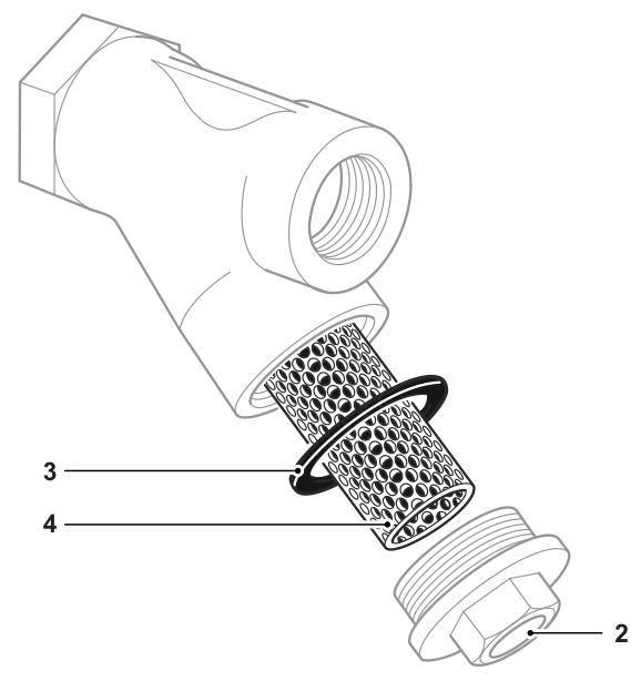 斯派莎克 Spirax Sarco Fig12黄铜过滤器 - 结构图